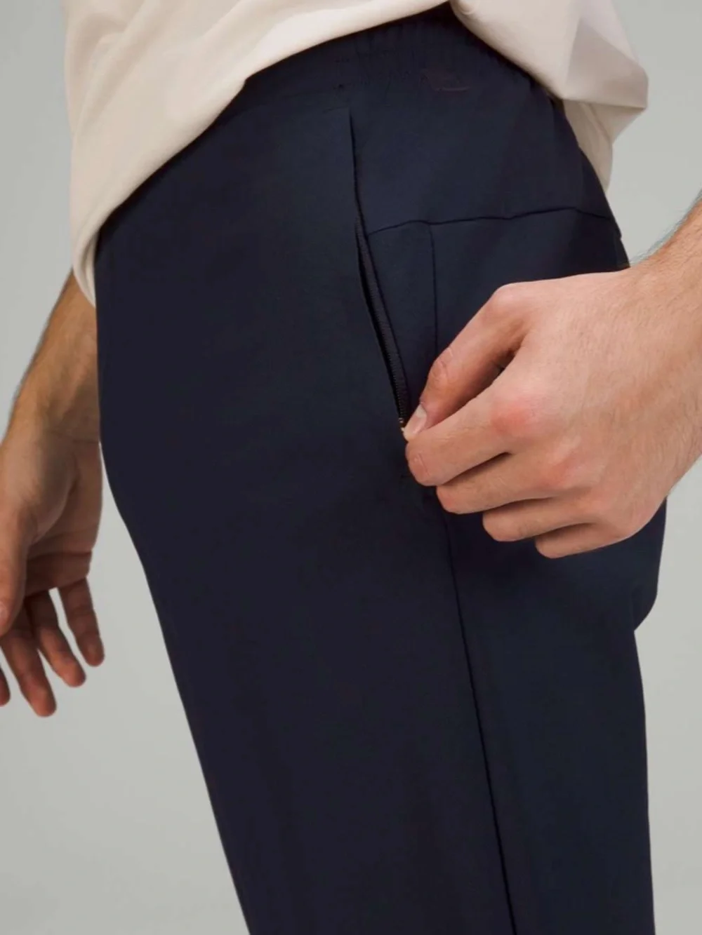 LULULEMON New Venture Trouser *Pique Fabric Classic Navy Men’s Size Medium